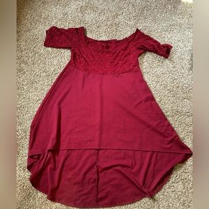 SHEIN off Shoulder Asymmetrical dress
